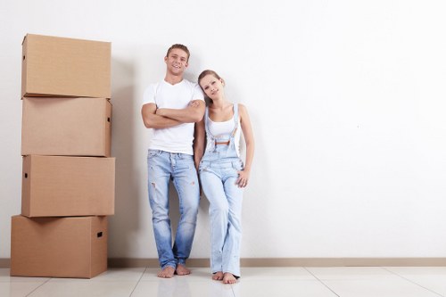Moving boxes and packing supplies for a home move in Nottinghill