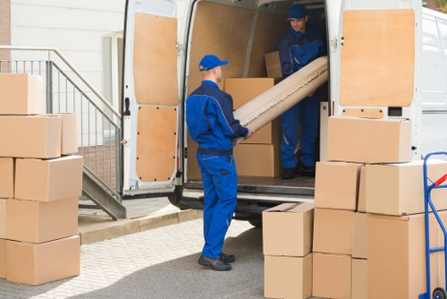 Illustration representing modern slavery prevention at Notting Hill Removals