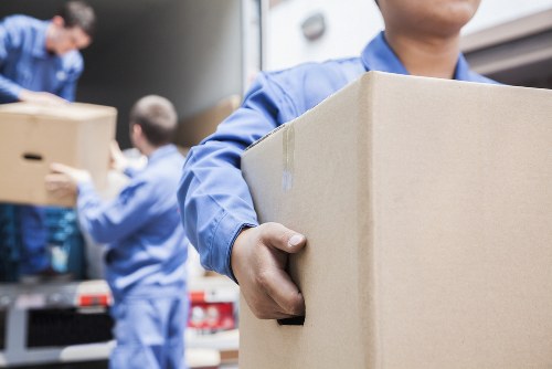 Commercial moving team planning a relocation in Notting Hill