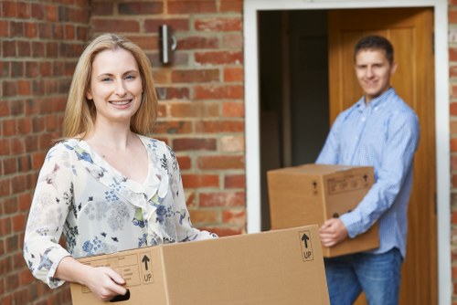 Careful packing materials and furniture protection for a home move