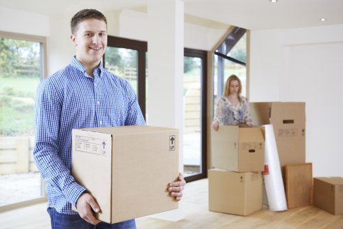 Safe removal of office furniture from a Nottinghill property
