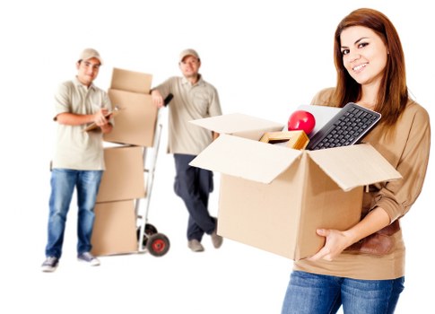 Storage boxes and packed belongings ready for a Nottinghill home move