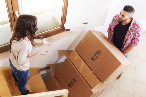 Secure storage and careful loading for a Notting Hill move