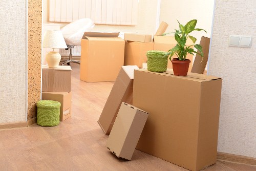 Loaded removal van prepared for furniture removals in Nottinghill