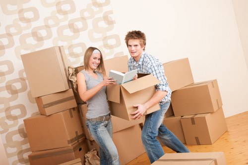 Packing and furniture handling during a Notting Hill home move